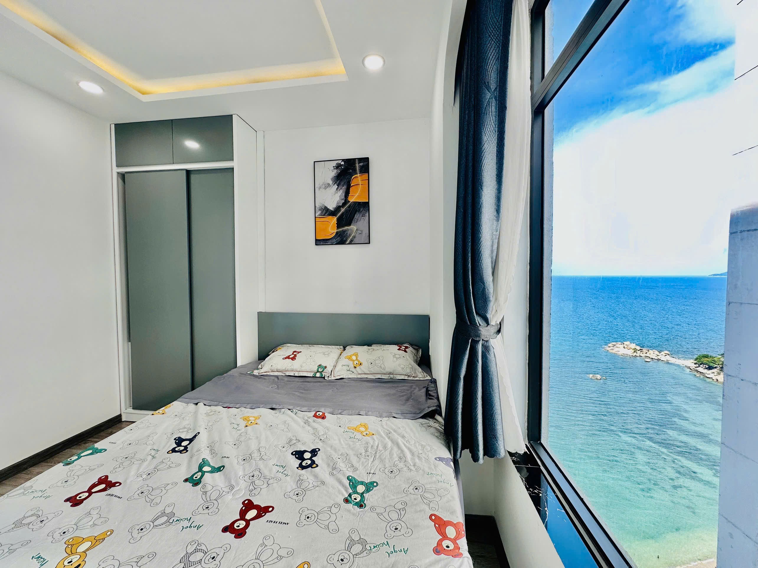 NGHỈ DƯỠNG NHA TRANG, CĂN HỘ 2 PHÒNG NGỦ VIEW BIỂN GẦN HÒN CHỒNG, GIÁ 1,2 - 1,4 TRIỆU/ĐÊM 5