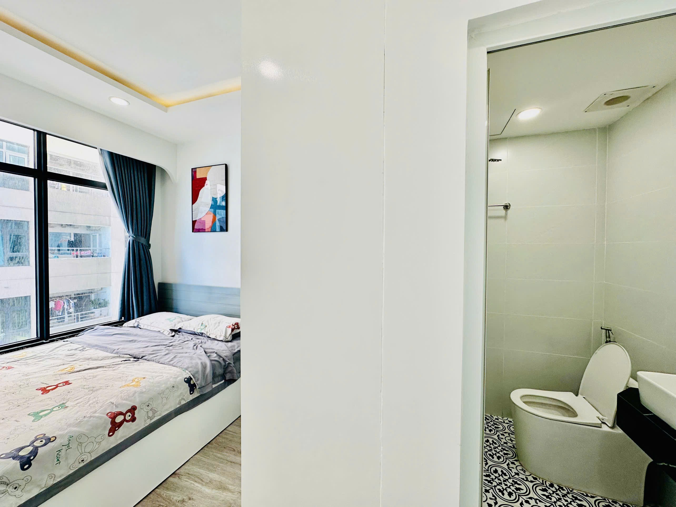 NGHỈ DƯỠNG NHA TRANG, CĂN HỘ 2 PHÒNG NGỦ VIEW BIỂN GẦN HÒN CHỒNG, GIÁ 1,2 - 1,4 TRIỆU/ĐÊM 6
