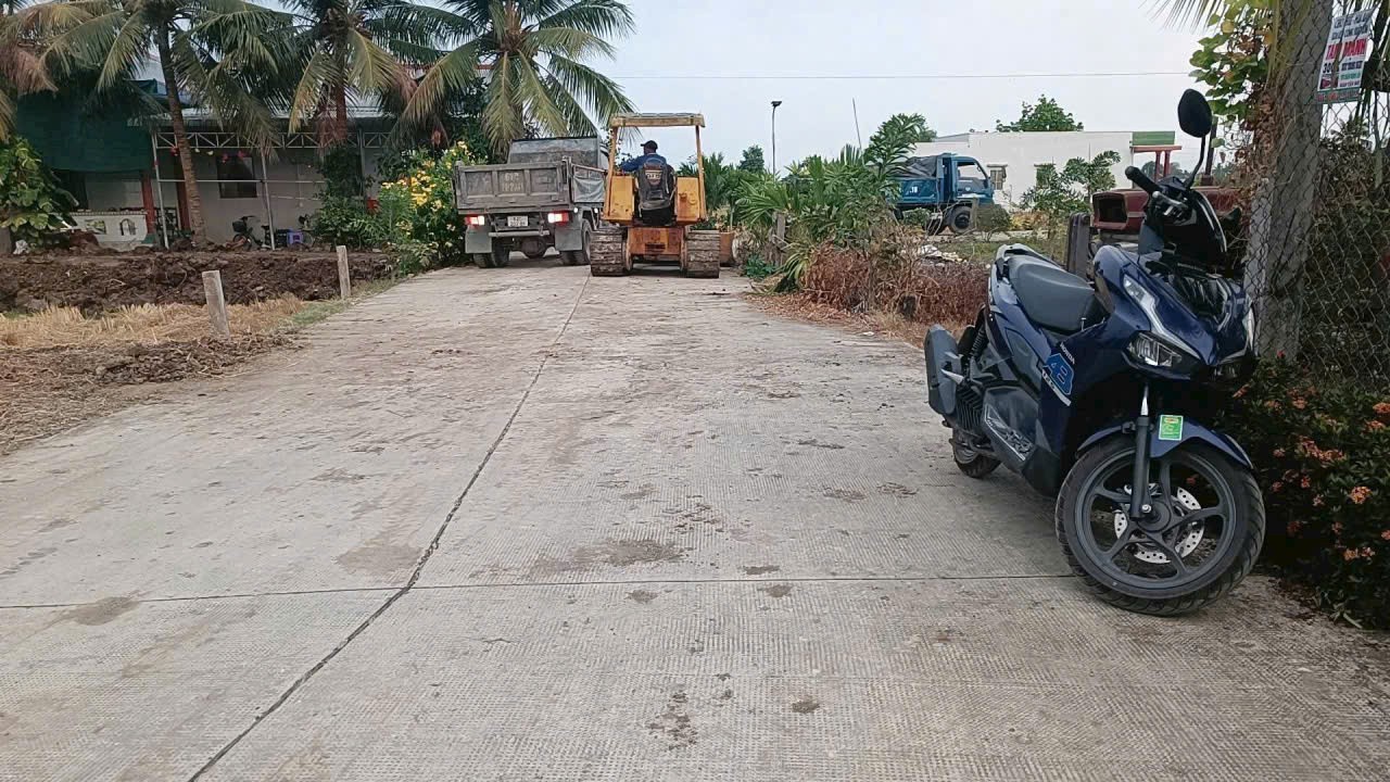 Bán đất 2 mặt tiền trước sau Huỳnh Văn Tung ,xã Bình Trinh Đông, Tân Trụ dt 131,3m2 full thổ giá 59 3