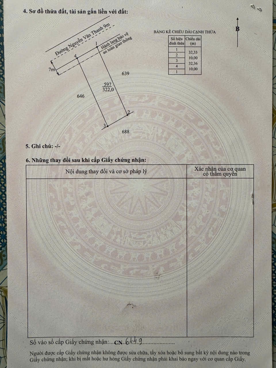 Bán đất mt Nguyễn Văn Thanh, xã Bình lãng tdt 2900m2 ( 332m2 thổ ) giá 3,3 tỷ