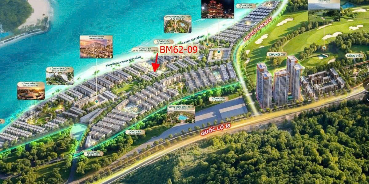 Cần bán Biệt thự dự án Vinhomes Hạ Long Xanh, Diện tích 162m², Giá 15.340 Tỷ 2