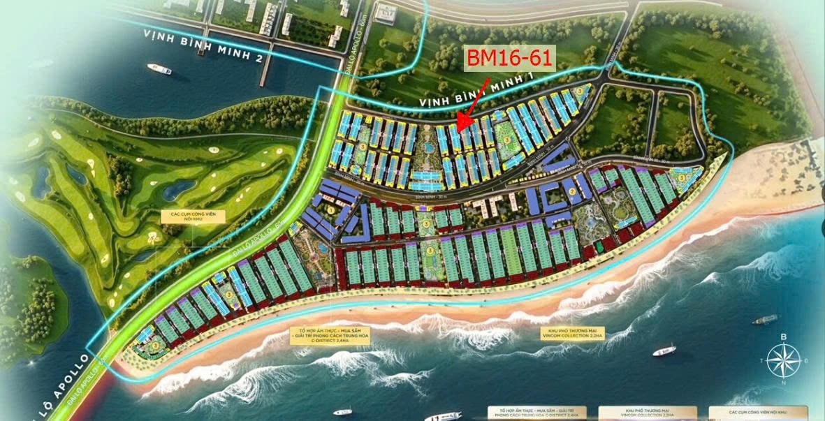 Cần bán Biệt thự dự án Vinhomes Hạ Long Xanh, Diện tích 60m², Giá Thương lượng 3