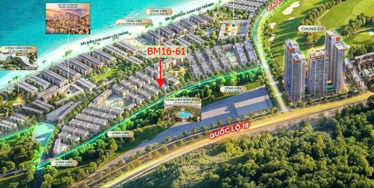 Cần bán Biệt thự dự án Vinhomes Hạ Long Xanh, Diện tích 60m², Giá Thương lượng 2