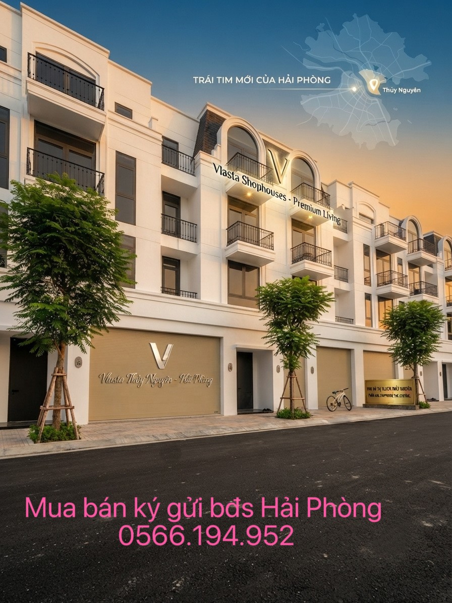 BÁN CĂN LK L10 B09 thủy nguyên hải phòng 5ty5xx DT 87m2 4 tầng LH 083.2865.116