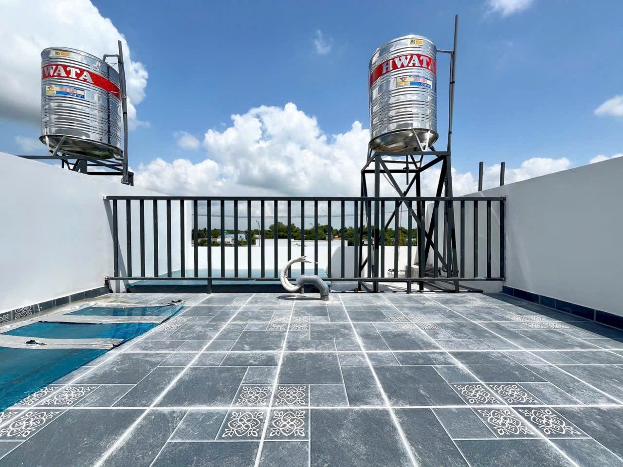 Bán nhà mới xây đường oto beton Đức Hòa Đông , dt 110m2 , 2 lầu , 4pn,4wc giá 2,8 tỷ 16