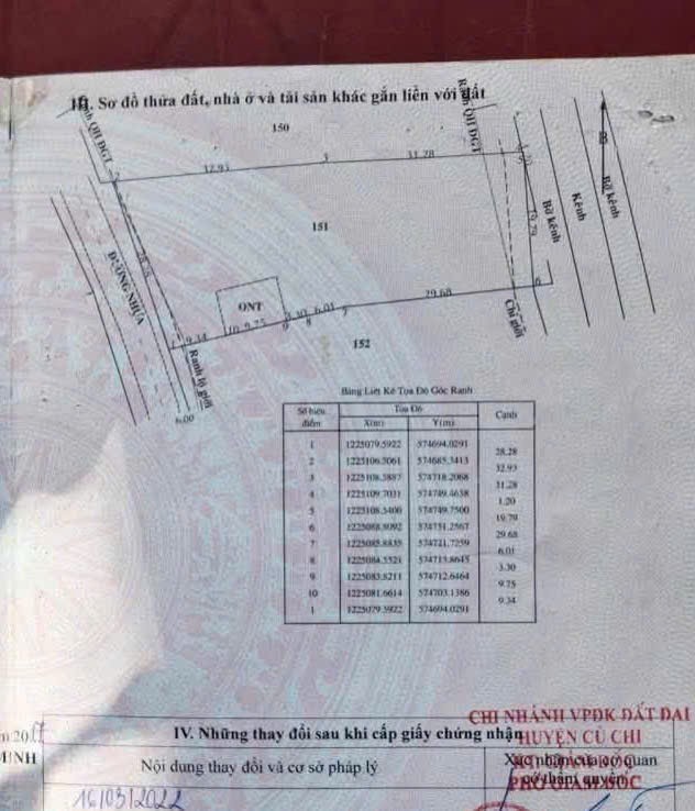 Bán đất đường nhựa xã Trung lập Thượng tdt 1446m2 ( 69,7m2 thổ ) mặt sau view kênh giá 4,85 tỷ 3
