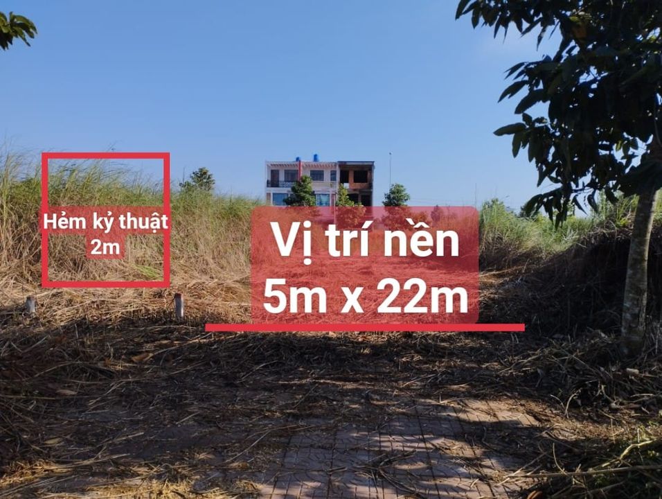 Cần bán Đất nền dự án đường Quốc lộ 80, Thị trấn Vĩnh Thạnh, Diện tích 110m², Giá 1 Tỷ