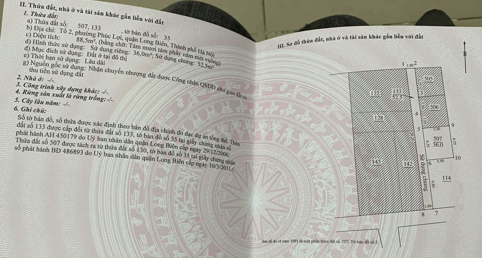 Bán 3 lô đất Phúc Lợi, Gần Trường, Công Viên, Để Ở hay Đầu Tư đều ổn. 3