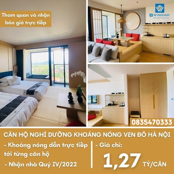Cần bán Homestay - Khách Sạn dự án Wyndham Thanh Thủy Hotels & Resorts, Diện tích 33m², Giá 1270 Triệu