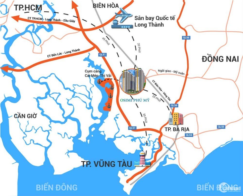 SỔ ĐỎ TRAO TAY, CÔNG CHỨNG TRONG NGÀY. ĐẤT NỀN LONG PHƯỚC BÀ RỊA 3