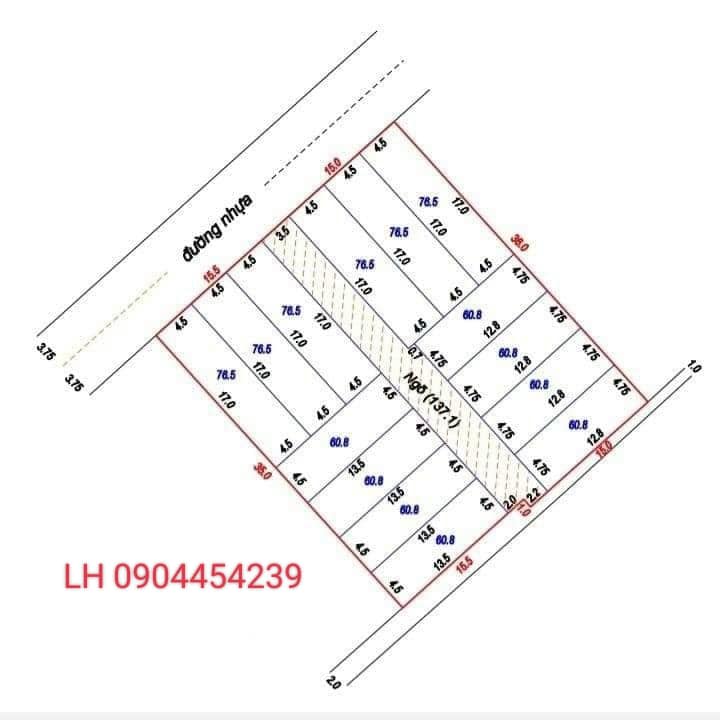 Cần bán Đất đường Hải Thành, Phường Hải Thành, Diện tích 76m², Giá Thương lượng