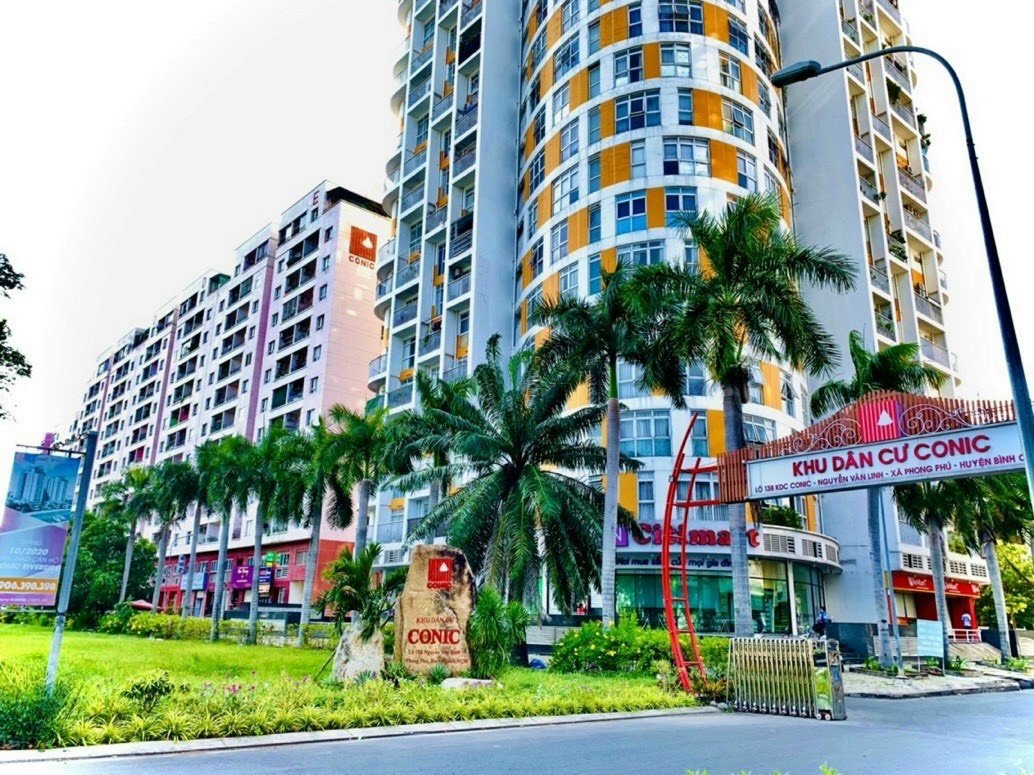 Bán gấp căn 2 phòng ngủ chung cư Skyway KDC Conic, Nguyễn Văn Linh, 75m2, 1.95tỷ, SHR hổ trở bank