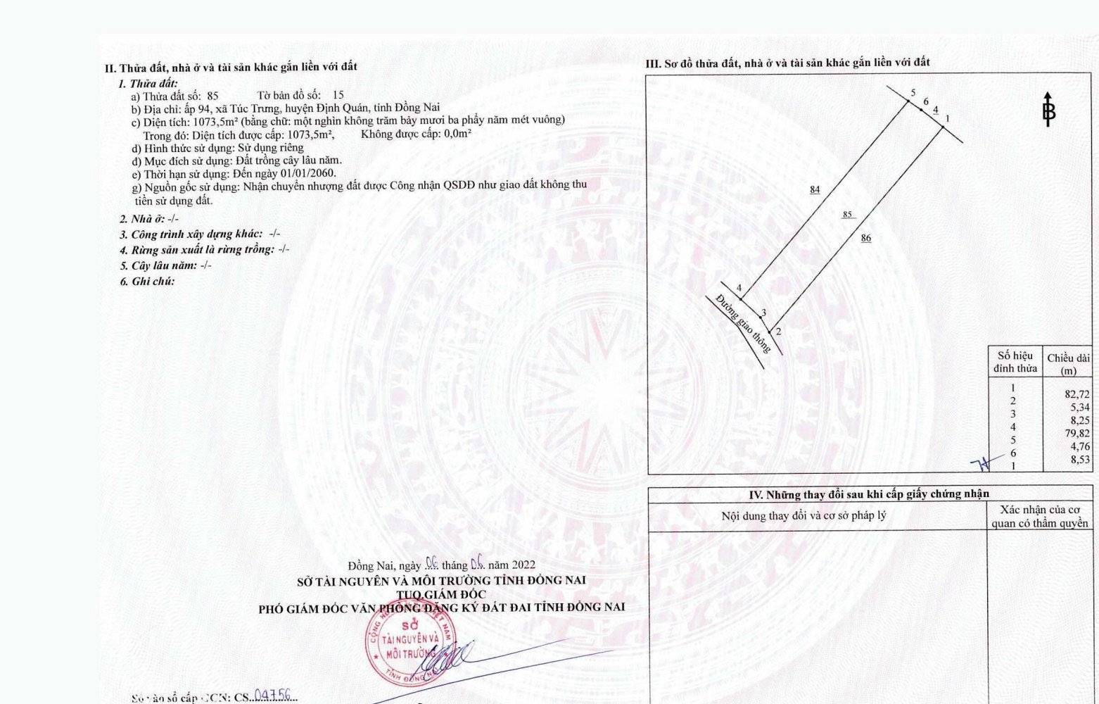 Cần bán Đất đường Quốc Lộ 20, Xã Túc Trưng, Diện tích 1000m², Giá Thương lượng đường 20m QH lên thổ cư kết hợp CLN 3