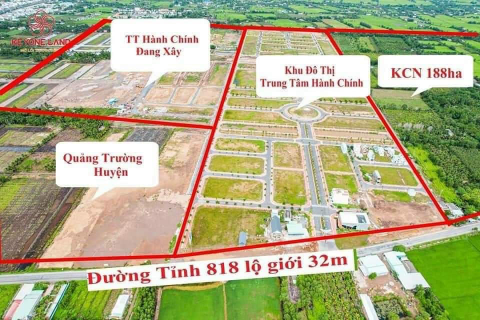 Cần bán Đất nền dự án đường ĐT 818, Xã Thủ Thừa, Diện tích 85m², Giá 18.4 Triệu/m² 1