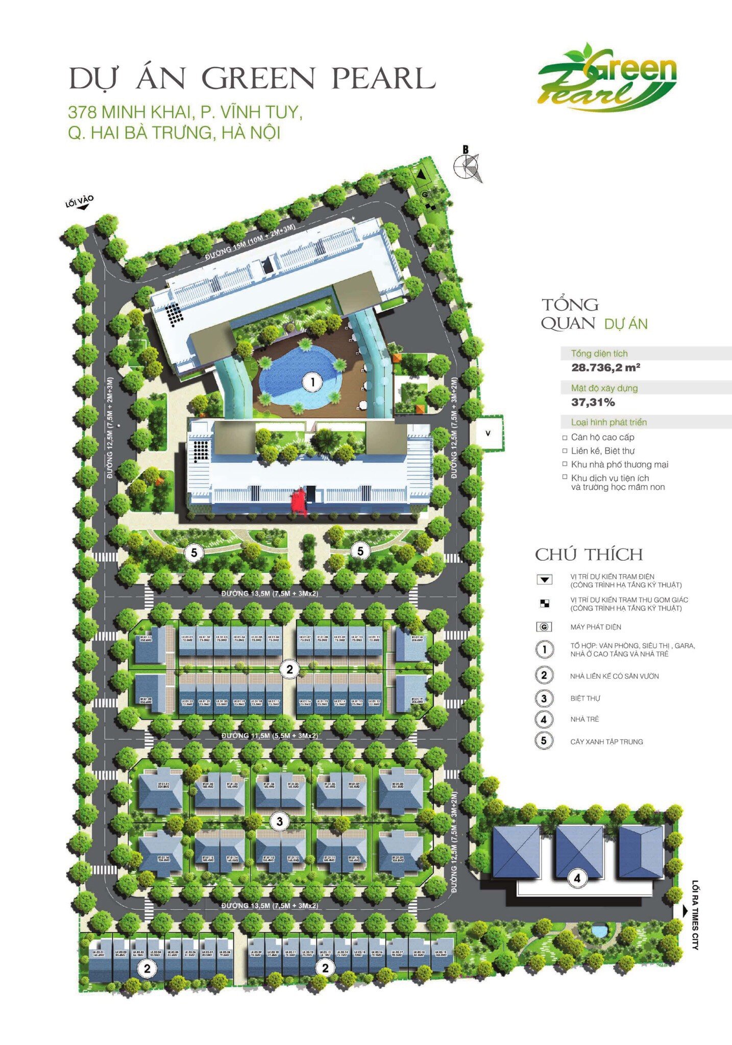Cần bán Căn hộ chung cư dự án Green Pearl 378 Minh Khai, Diện tích 93m², Giá  Tỷ 5