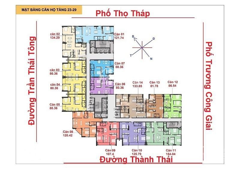 Cần bán Căn hộ chung cư dự án Chung cư C22 Bộ Công an, Diện tích 81.78m², Giá 53 Triệu/m² 2