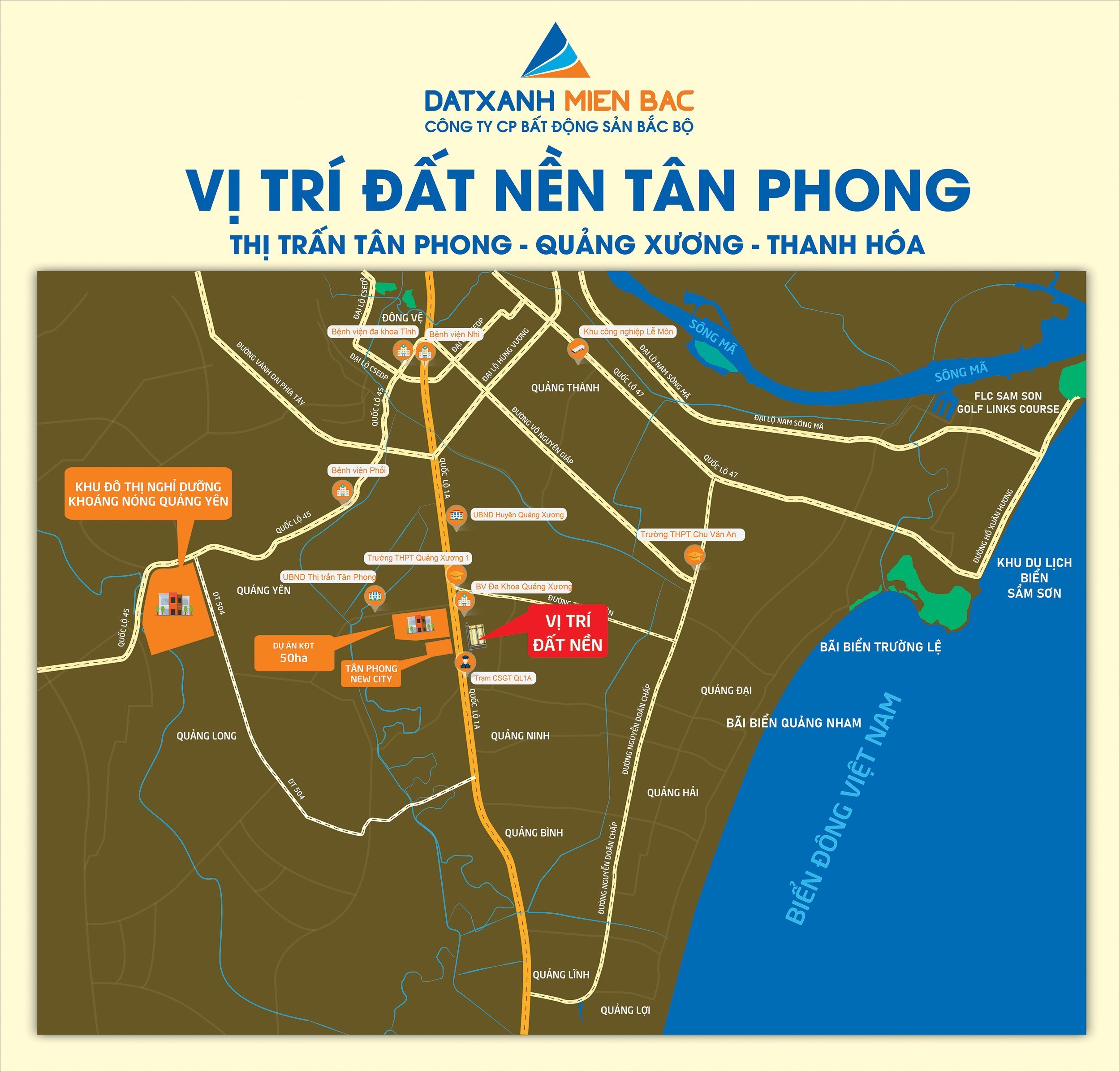 Cần bán Đất nền tại Tân Phong, Xã Quảng Phong, Diện tích 120m², Giá 11 Triệu/m² 2