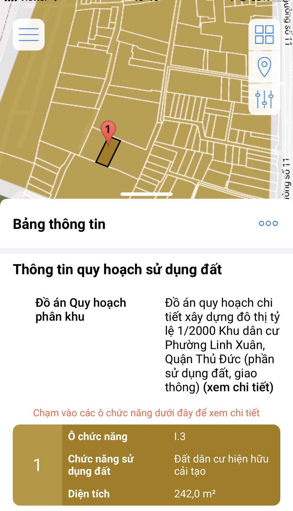 Cần bán Đất đường 11, Phường Linh Xuân, Diện tích 242m², Giá 11 Tỷ 3