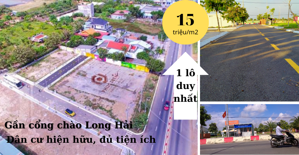 Khách kẹt tiền bán gấp lô đất ngay thị trấn Long Điền chỉ 15 triệu/m2 rẻ nhất khu vực