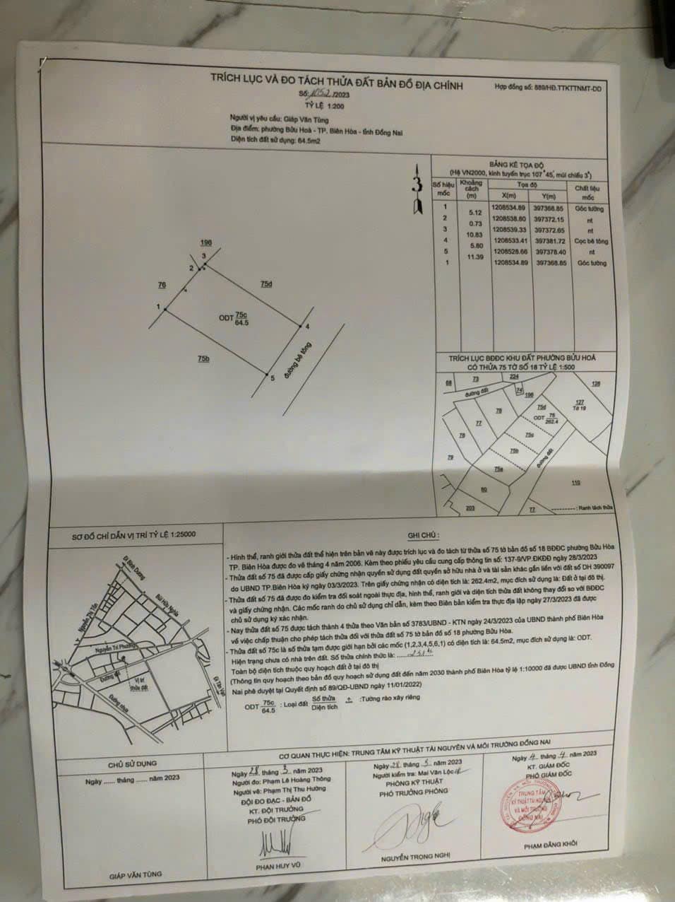 Đất đẹp p.Bửu HÒa sổ riêng thổ cư đường xe hơi 4m đất ngang 5,5 xây nhà bao đẹp chỉ 1ty799 3