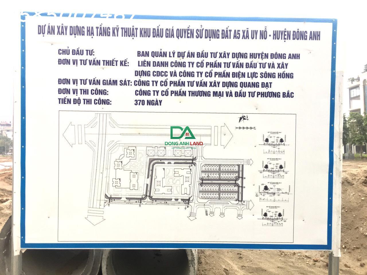 BÁN ĐẤT ĐẤU GIÁ VƯỜN ĐÀO KHU A5 XÃ UY NỖ HUYỆN ĐÔNG ANH TP HÀ NỘI 2