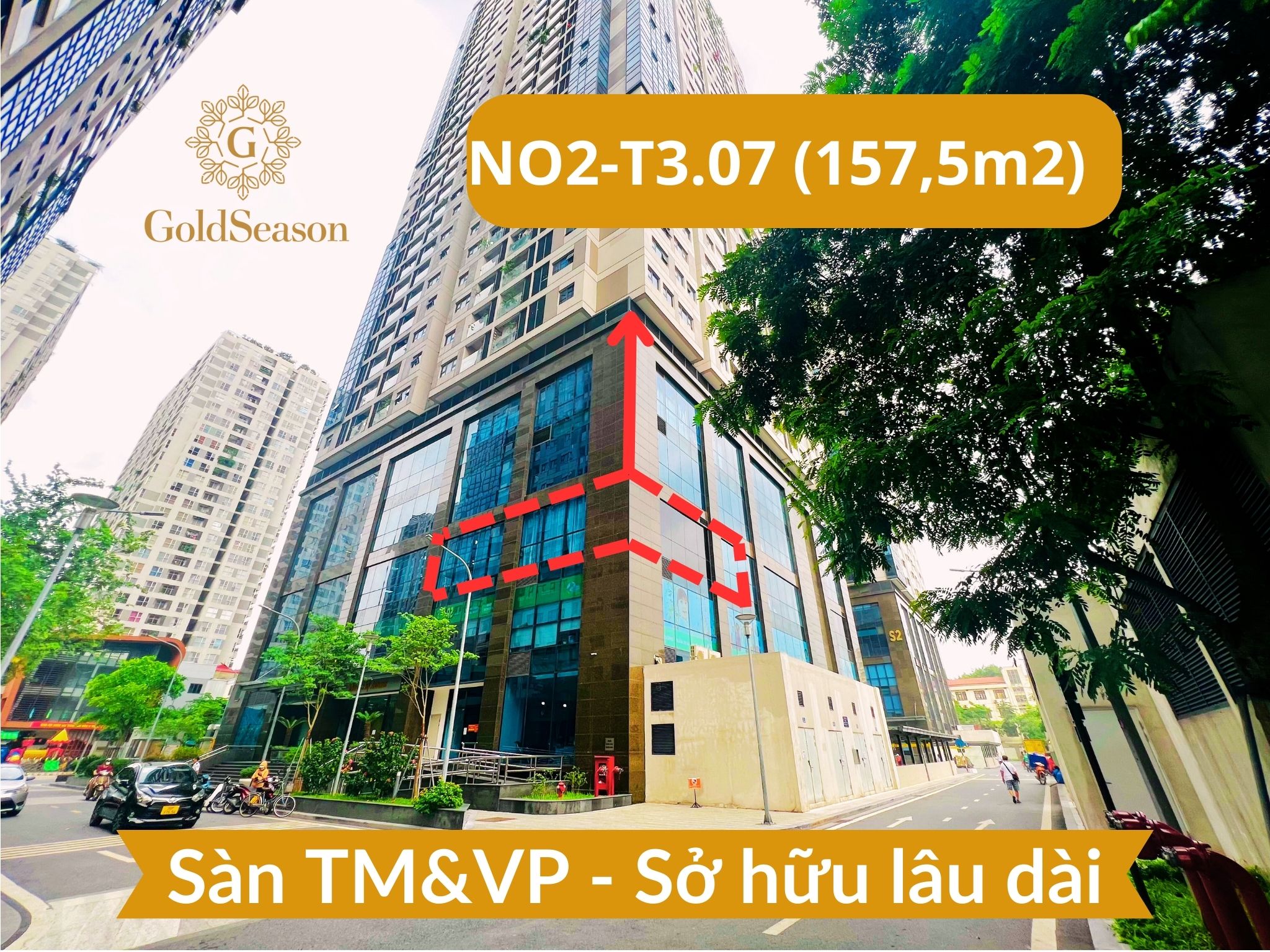 Chính chủ bán lô góc sàn văn phòng 157,5m2 - Sở hữu lâu dài đỉnh nhất quận Thanh Xuân tiền thuê 39,2tr/tháng
