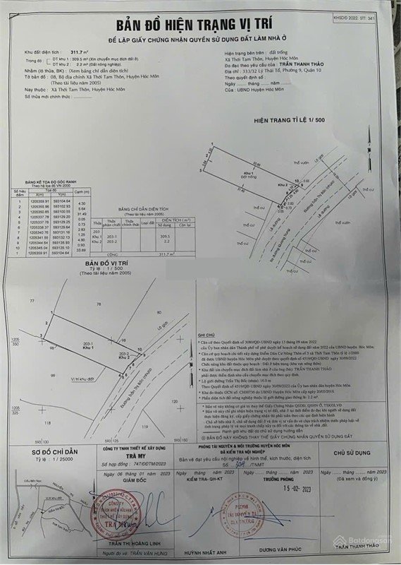 Bán đất mặt tiền Trần Thị Bốc, Thị trấn Hốc Môn – 10x35, Giảm còn 11.5 tỷ 3