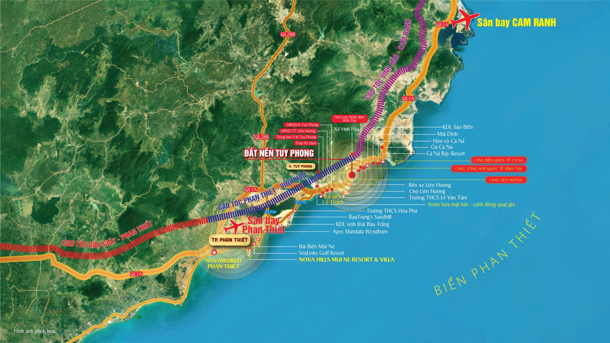 Quỹ đất gần biển hiếm hoi tại Liên Hương, Bình Thuận, gần Sân Bay và nút giao cao tốc