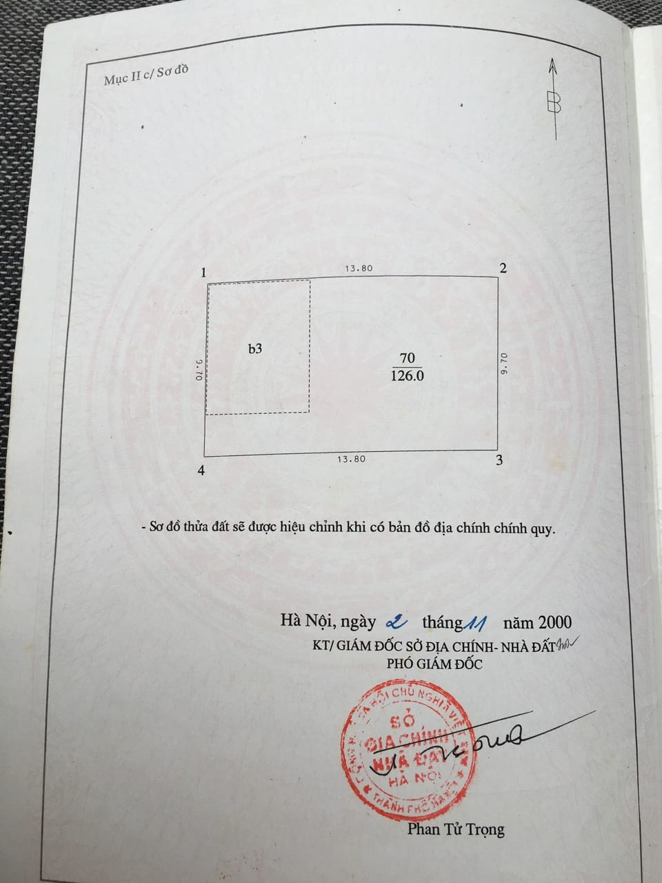 Bán nhà Hồ Tùng Mậu Dt:126m Mt:10m ngõ rộng 3m thoáng, sổ đỏ vuông vắn. liên hệ 0565364444 5