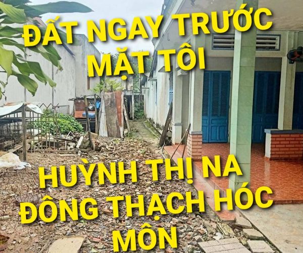 Nhỉnh 30tr/m2 Đất MT Huỳnh Thị Na Đông Thạnh Hóc Môn TPHCM 4