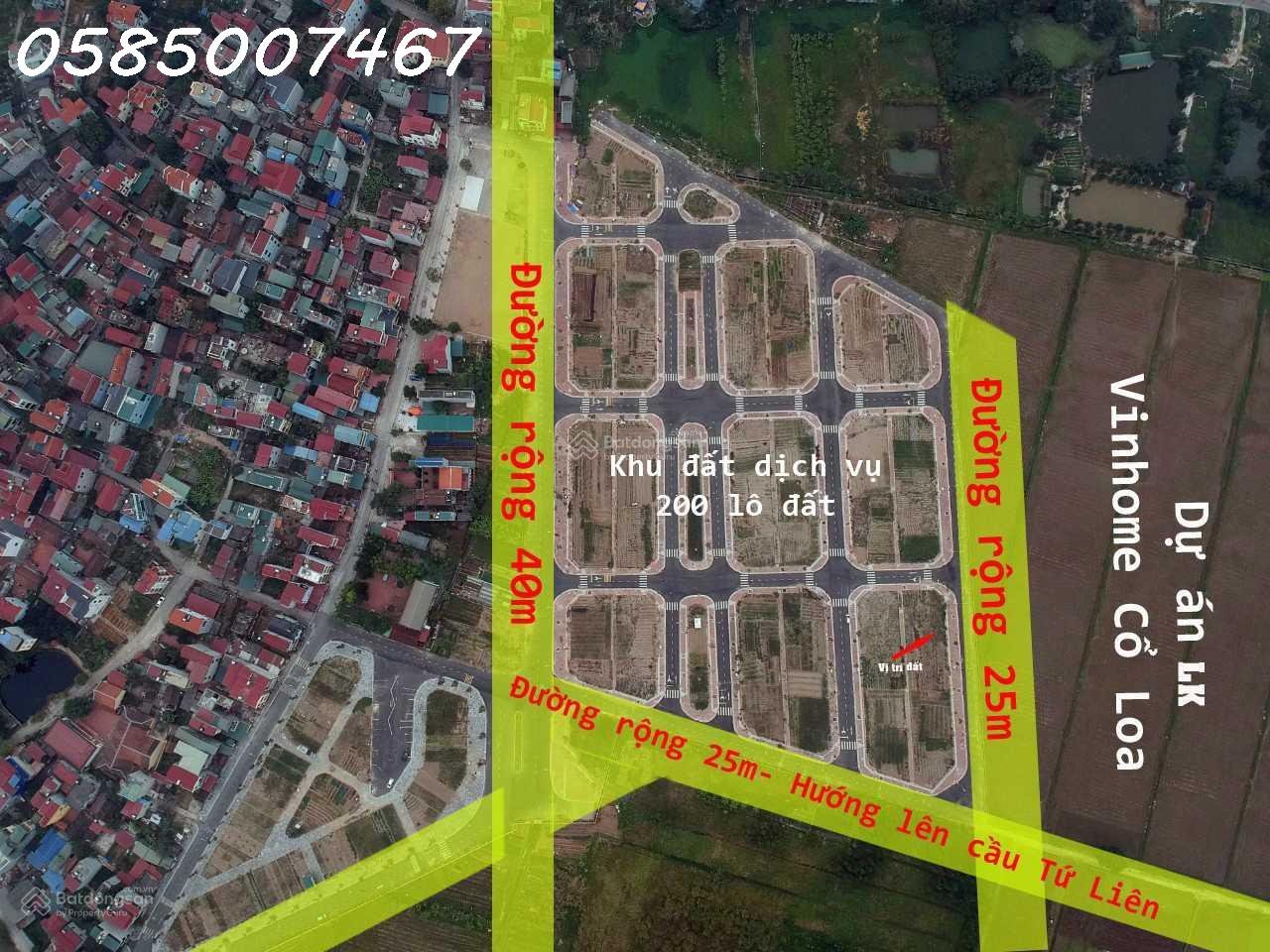 Bán đất đấu giá Xã Mai Lâm huyện Đông Anh khu X1 Lê Xá gần vinhome Cổ Loa 4