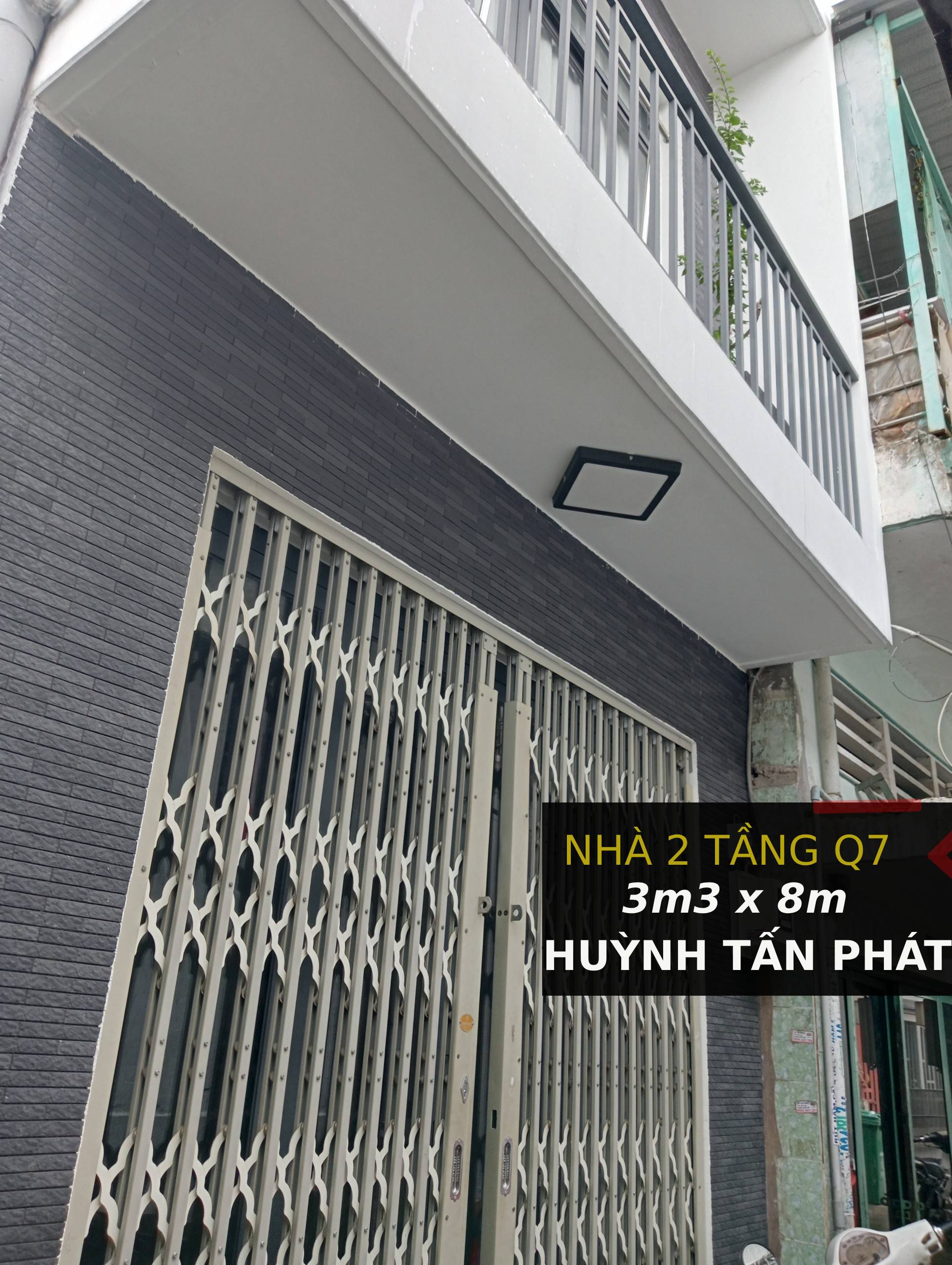 Sát mặt tiền – Hẻm thẳng – sổ hồng 26m2 – Trung tâm Huỳnh Tấn Phát Q7 1