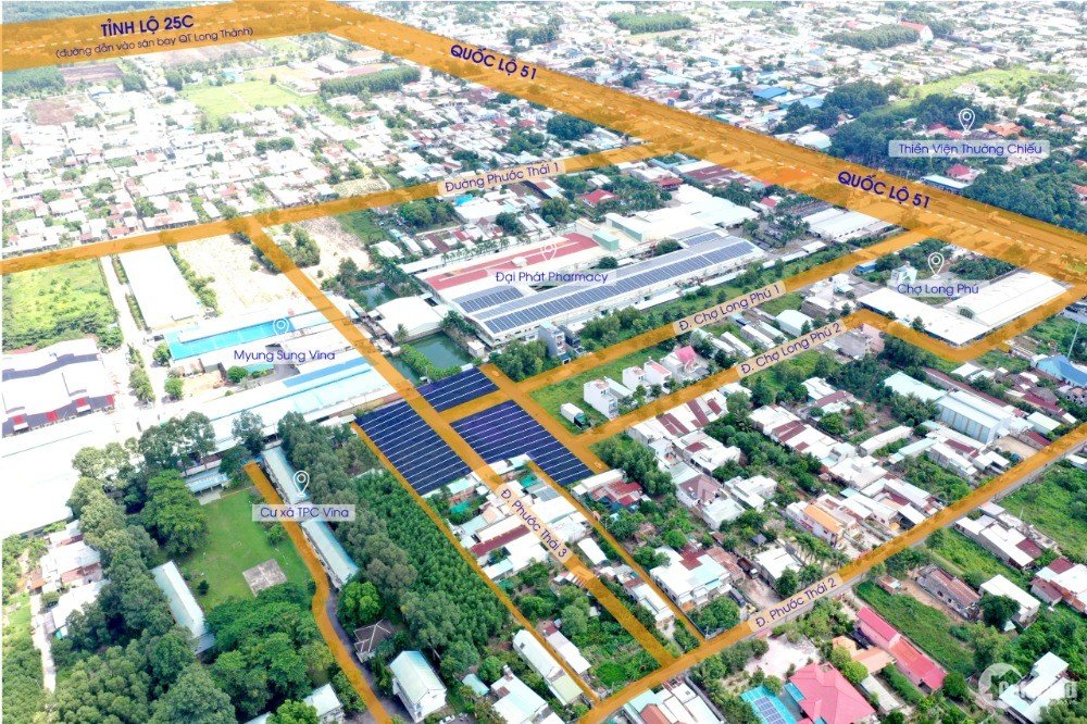 Cần bán Nhà mặt tiền đường Quốc Lộ 51, Xã Phước Thái, Diện tích 397m², Giá Thương lượng 3