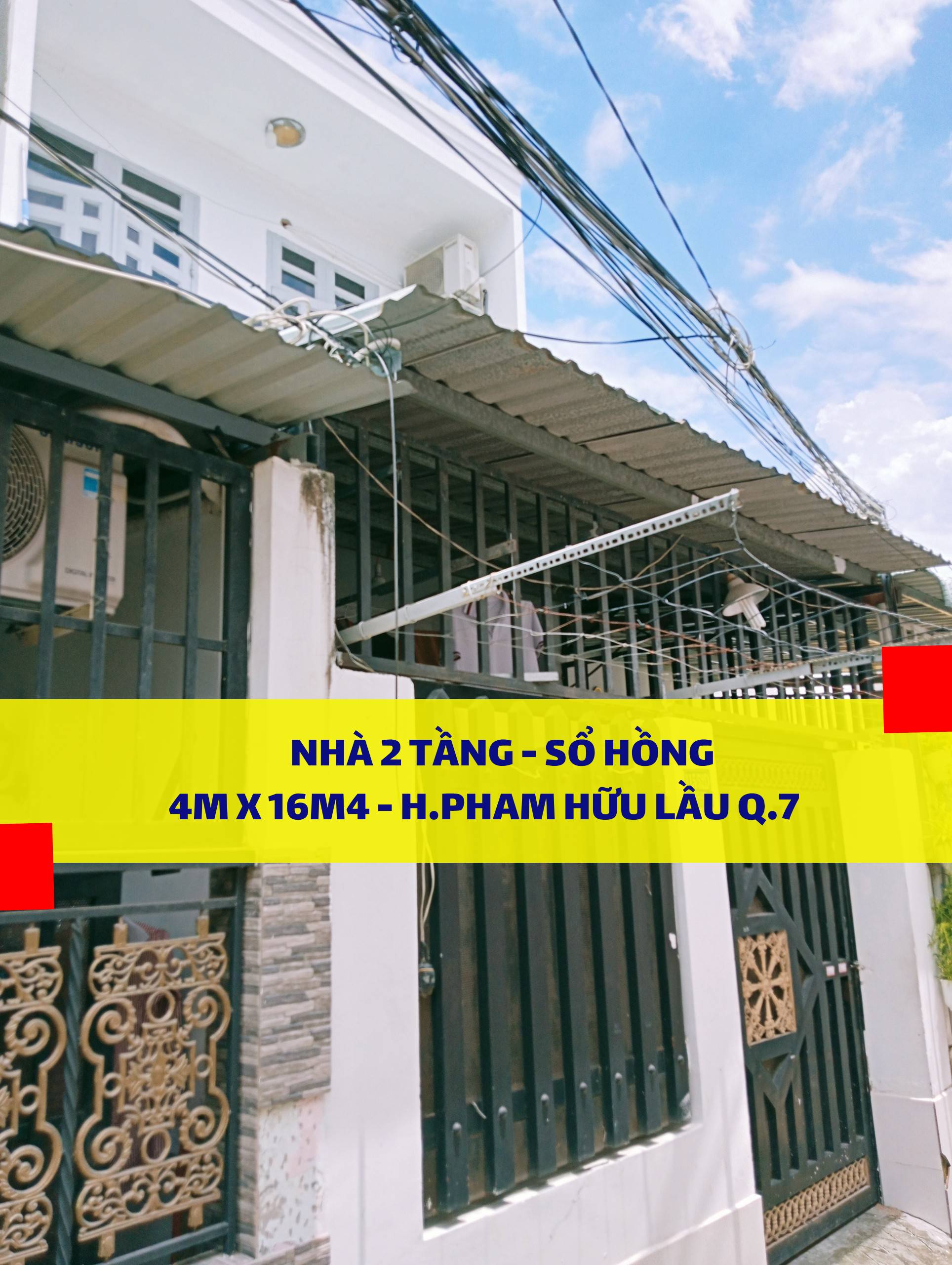 Nhà 2 Tầng Giá rẻ Sổ Hồng 65m2 Hẻm Phạm Hữu Lầu Q.7 1