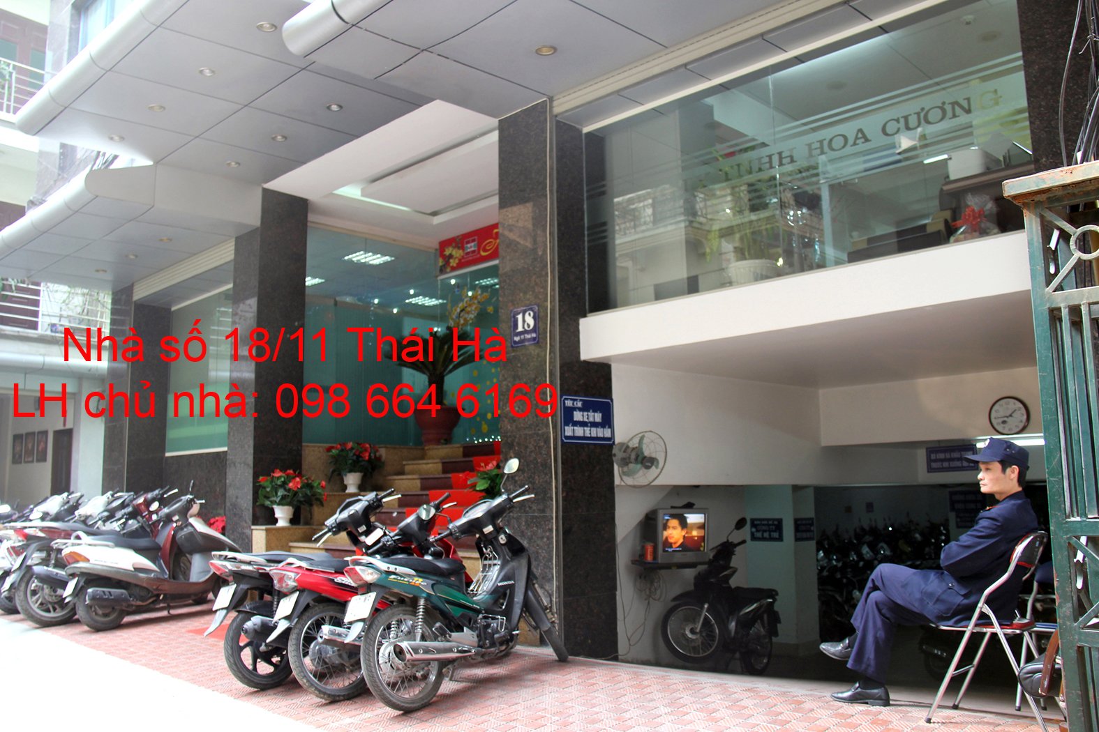 Cho thuê Văn phòng đường Thái Hà, Phường Trung Liệt, Diện tích 80m², Giá  18 triệu/tháng 6