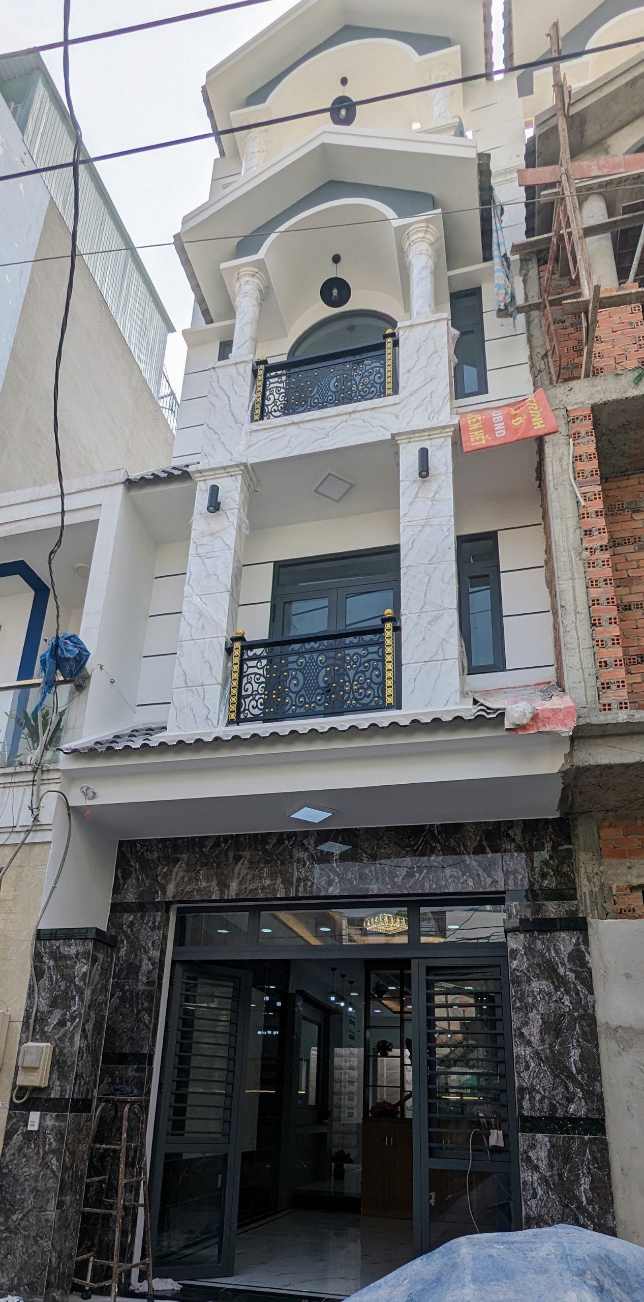 Bán nhà mới xây đường số Bình Tân, 5p ra AEON, 4 tầng, 4PN, 4WC, 6.8 TL. 4