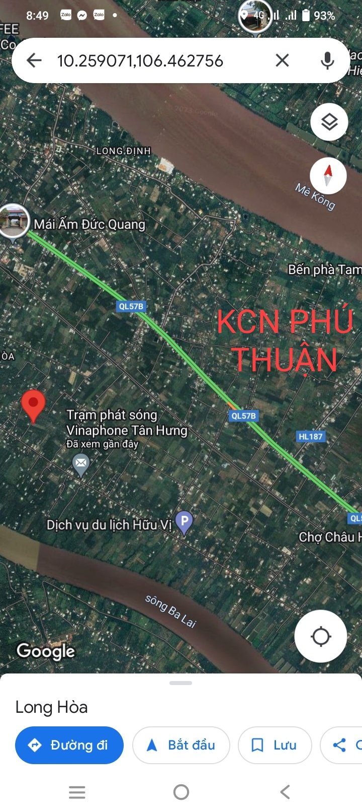 Chính chủ bán đất 2 mặt tiền 134m2(50m2 TC) Long Hoà,Bình Đại,Bến Tre, gần Kcn Phú Thuận 6