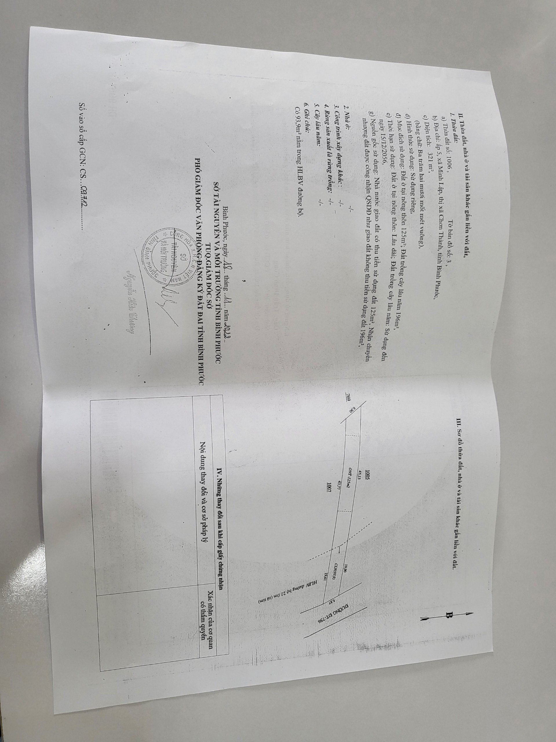 Lô mặt tiền DT 756 xã Minh Lập, Chơn Thành, Bình Phước - Xã Minh Lập có 2 siêu phẩm duy nhất mua là lời ngay. 7