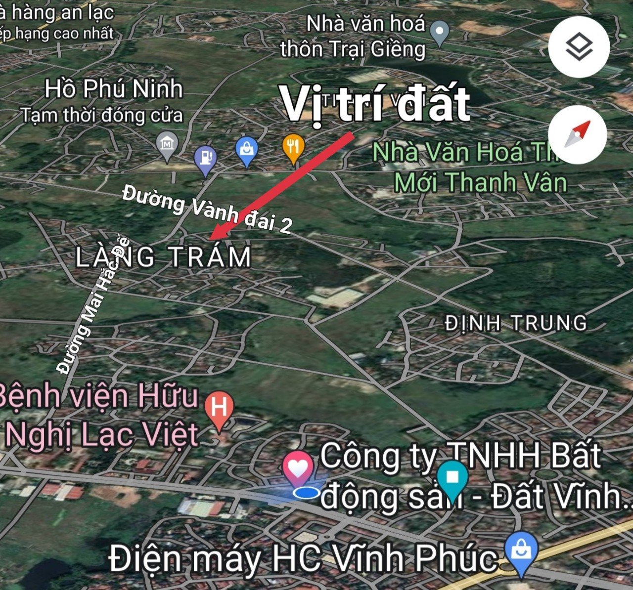 Bán đất xóm Chám, Định Trung, Vĩnh Yên giá 1,3 tỷ 3