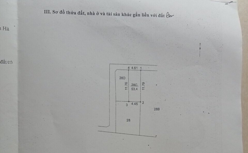 Bán đất tặng nhà cấp 4 54m2 mt 5m chỉ 3.2 tỷ Quang Trung Hà Đông 3