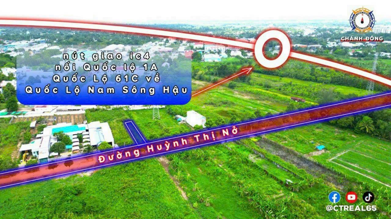 ĐẤT ĐẸP - GIÁ TỐT - Cần Bán Lô Đất Mặt Tiền Đường Huỳnh Thị Nở - Thường Thạnh - Cái Răng 3