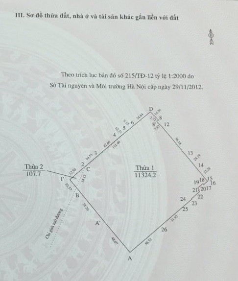 Cần bán Đất Hà Đông, Hà Nội, Diện tích 10000m², Giá 45 Triệu/m²