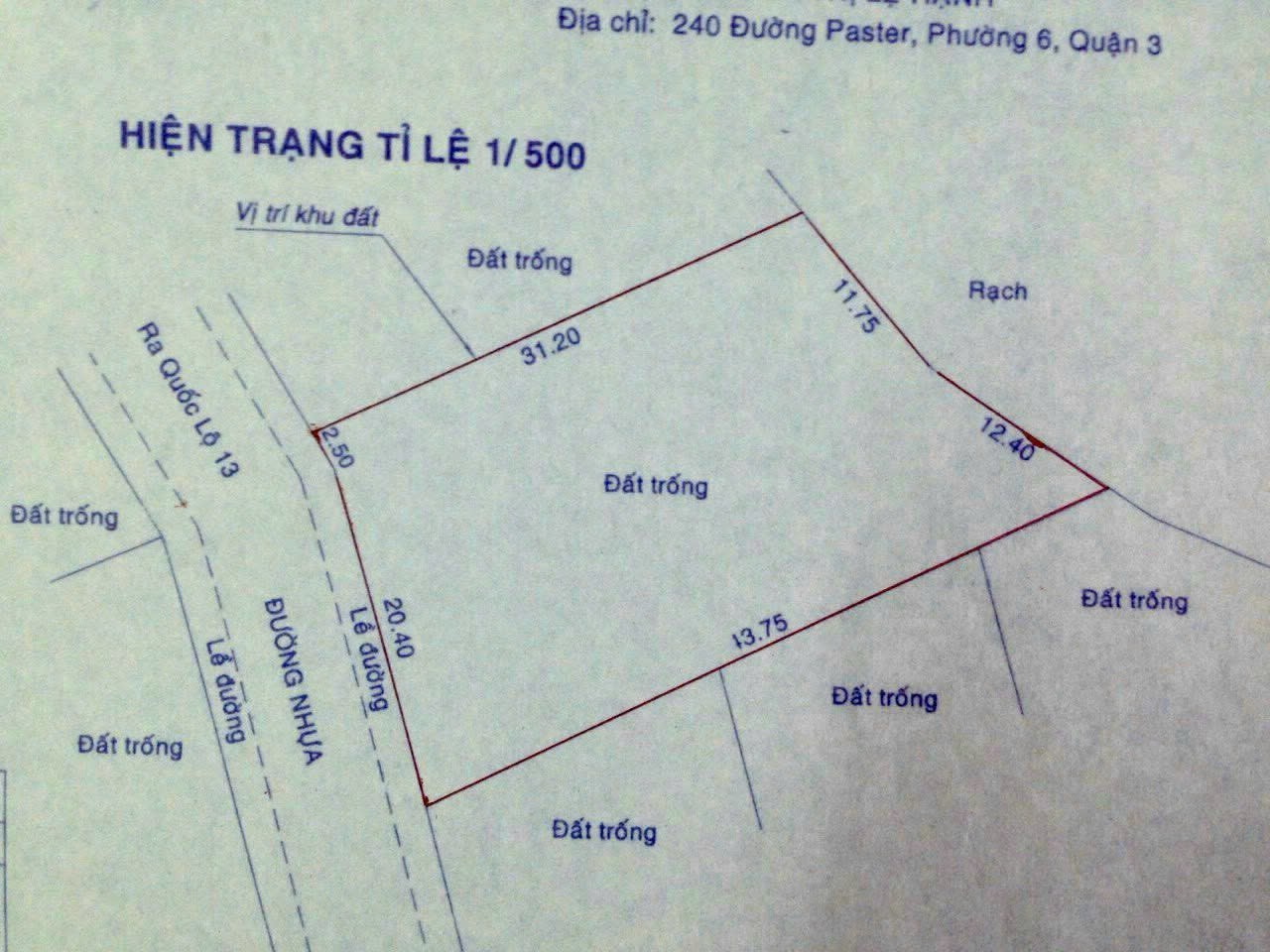 Cần bán Đất Phường Hiệp Bình Phước, Thủ Đức, Diện tích 812m², Giá 45 Triệu/m² 1