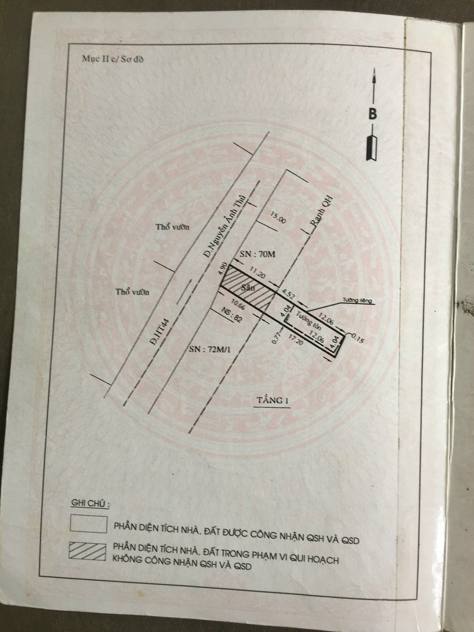 Nhà cấp 4 (5x27) Mặt tiền12m thông Hiệp Thành 44, Hiệp Thành, Q12 Giá siêu rẻ 5.39T 4