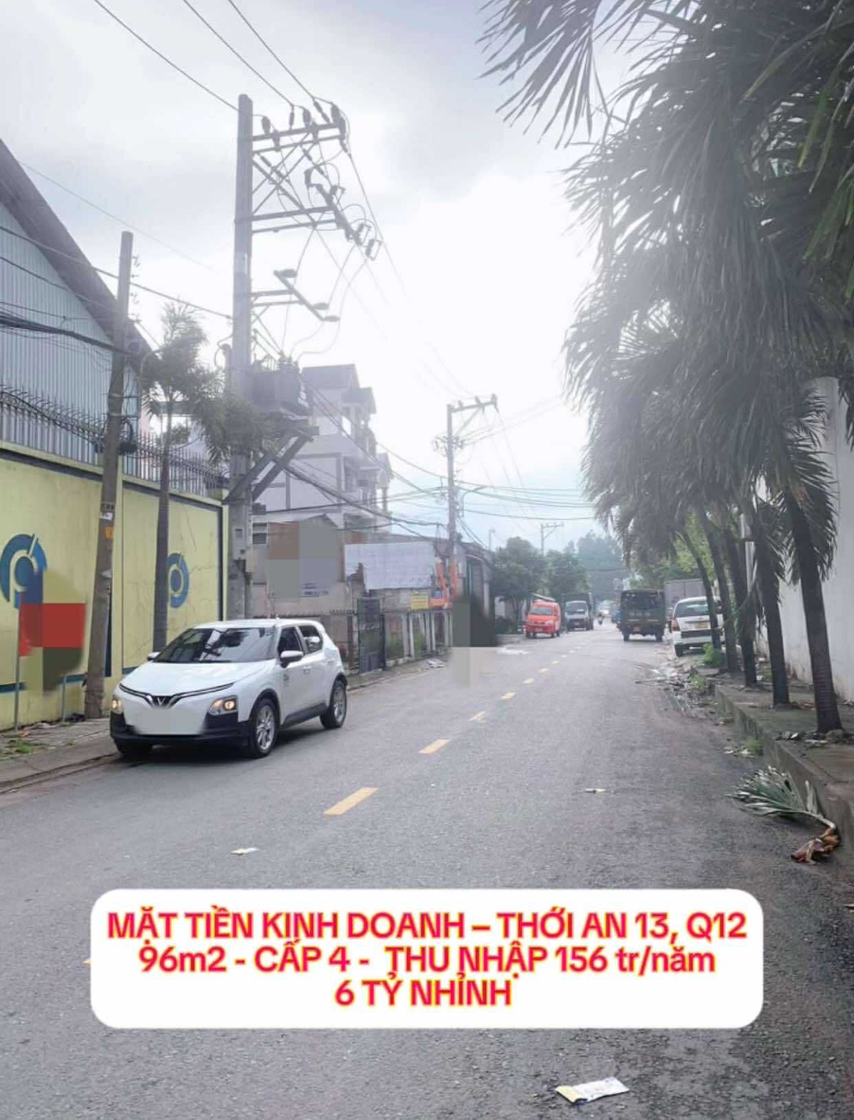 Mặt tiền kinh doanh Thới An 13 Q12 - 96m2 cấp 4 , thu nhập 156 tr/năm - 6 tỷ nhỉnh 0932030061 2
