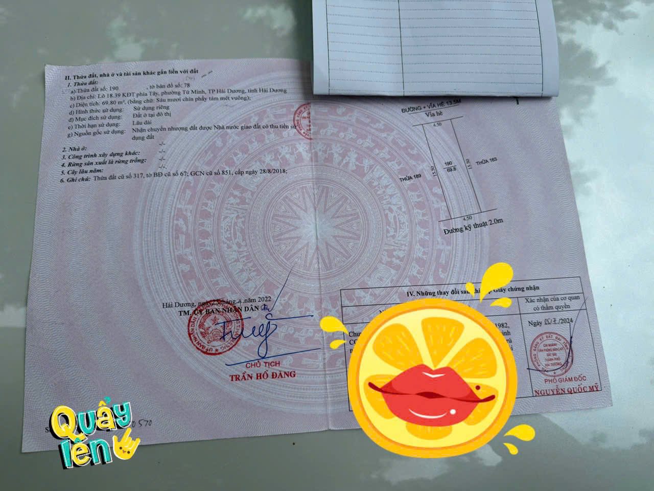 Bán lô đất mặt đường Ngô Sĩ Liên, khu Vạn Lộc, ph Tứ Minh, Tây HP, 69.8m2, mt 4.5m, giá rẻ 2