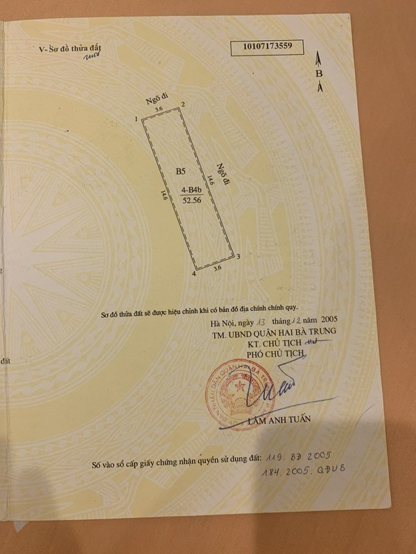 BÁN NHÀ PHÂN LÔ Ô TÔ HAI BÀ TRƯNG 24tỷ 53m CÁN BỘ NGHỈ HƯU VÀO NAM SỐNG CÙNG CON CHÁU 4