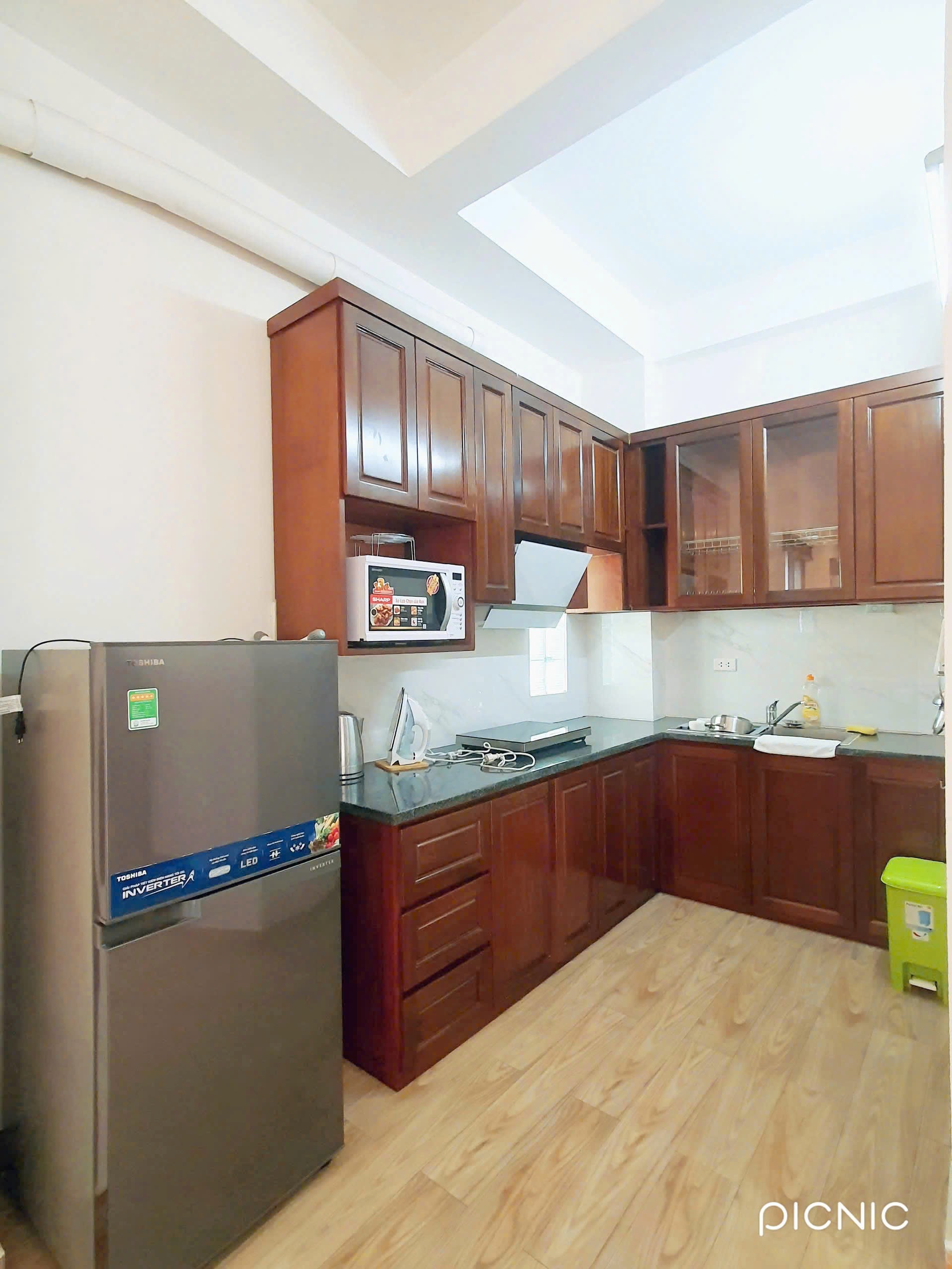 Cho thuê Căn hộ Apartment 1N,1K siêu rộng Full đồ cực Vip tại Ngõ 189 Hoàng Hoa Thám. Chỉ 10tr 5