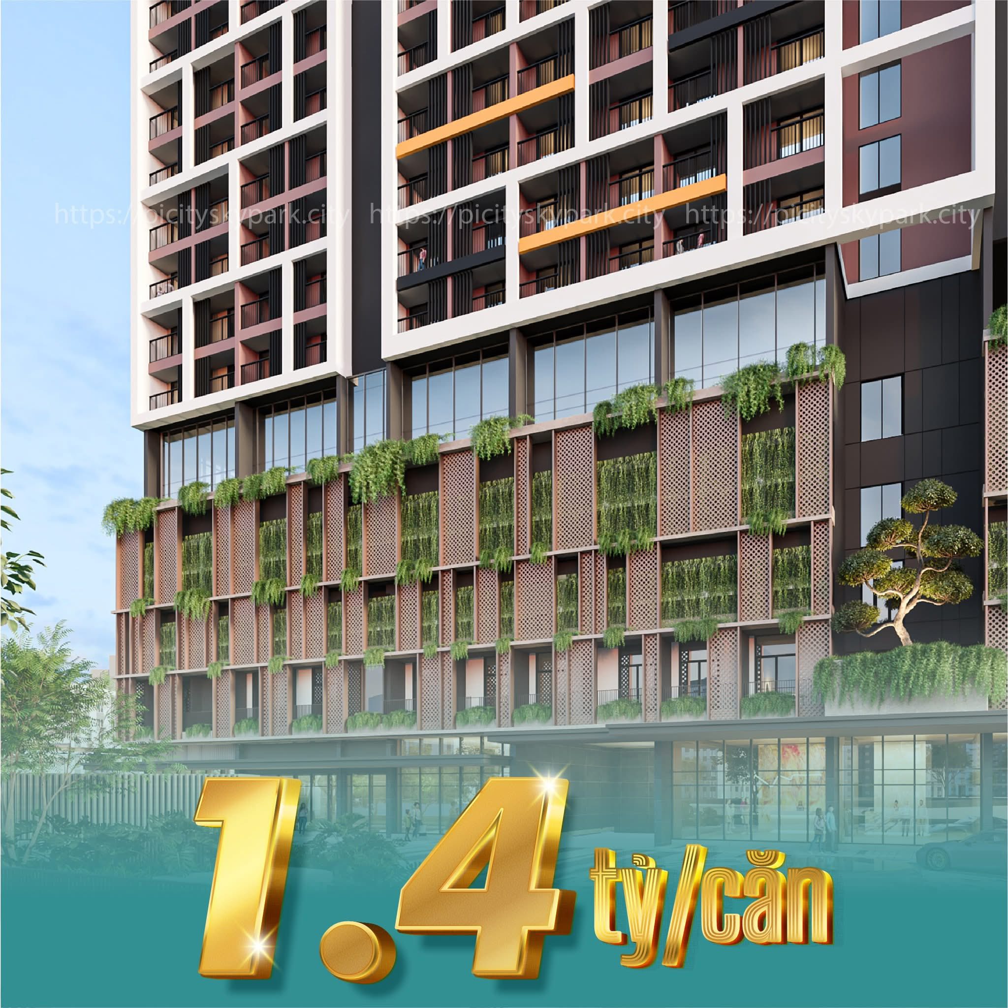 CĂN HỘ PHẠM VĂN ĐỒNG 1TY4/ CĂN THANH TOÁN 25% ĐẾN KHI NHẬN NHÀ 5