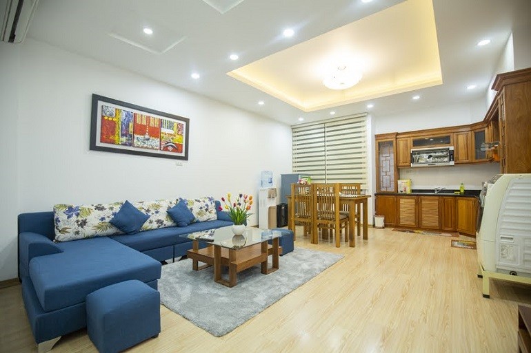 Cho thuê căn hộ 1PN rộng 85m2 tại Kim Mã, Ba Đình, đầy đủ nội thất đẹp, hiện đại 4